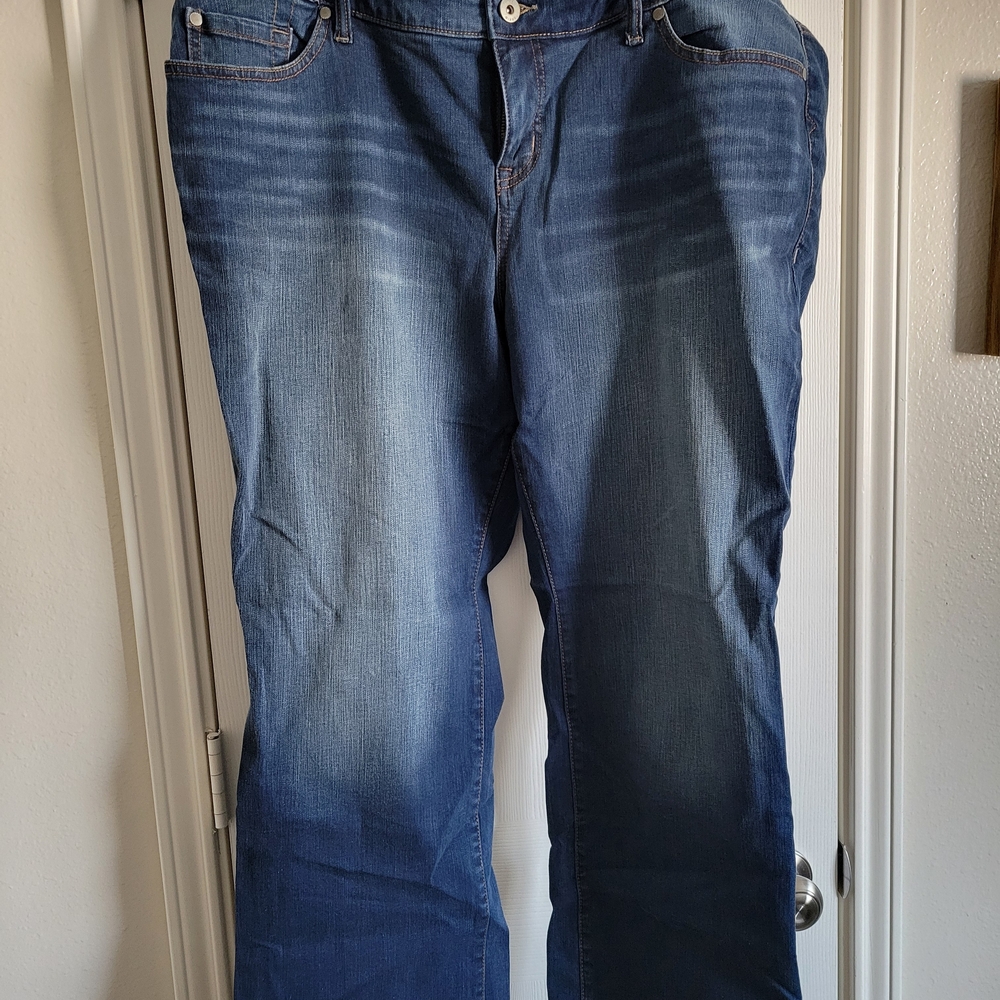 Torrid Dark Blue Flare Jeans